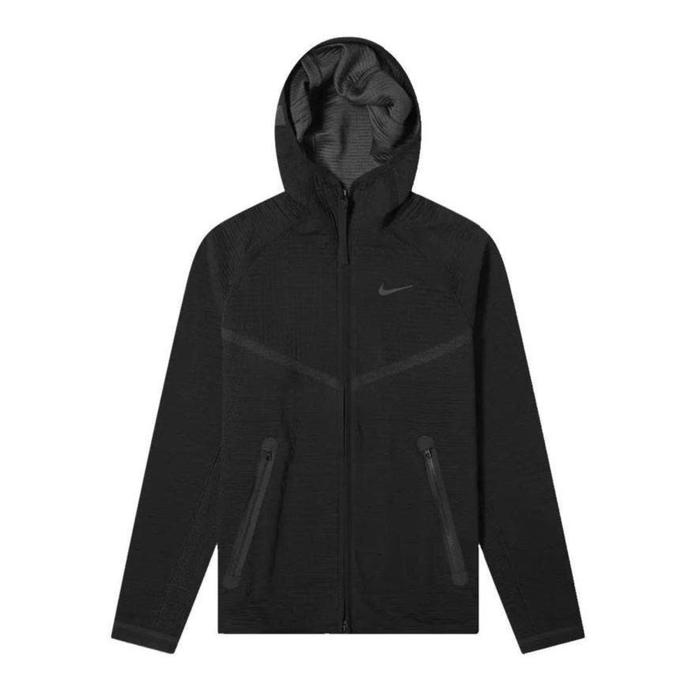 Nike tech fly knit black jacket (large) - Picture 2 of 7